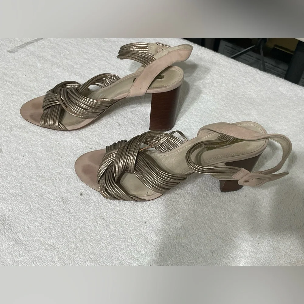 Louise et Cie rose pre sandals